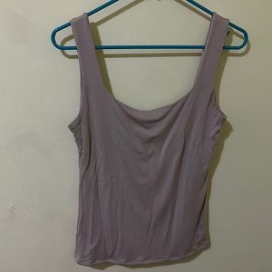 Tank top color taupe